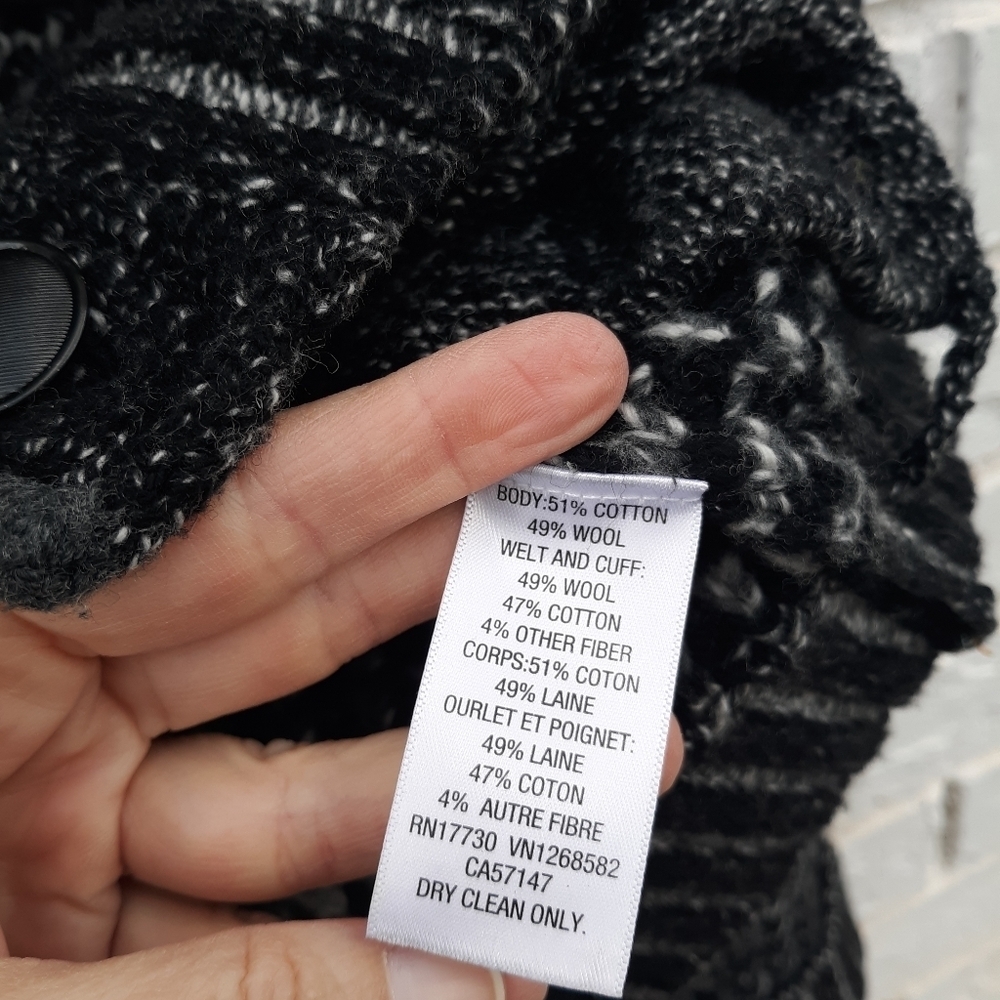 Neiman Marcus Rag & Bone Target Fisherman Wool Cardigan - Picture 6 of 6